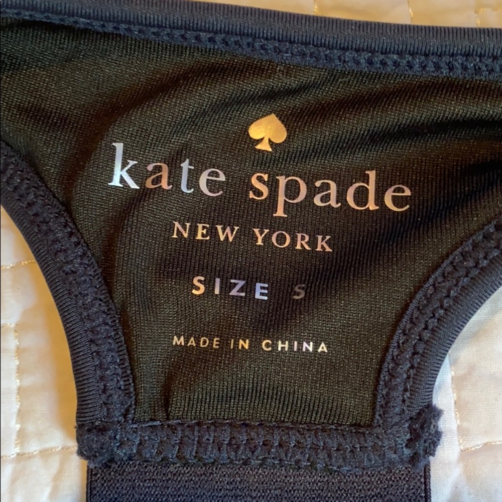 NWT KATE SPADE “hibiscus stripe” sports bra - Picture 8 of 8